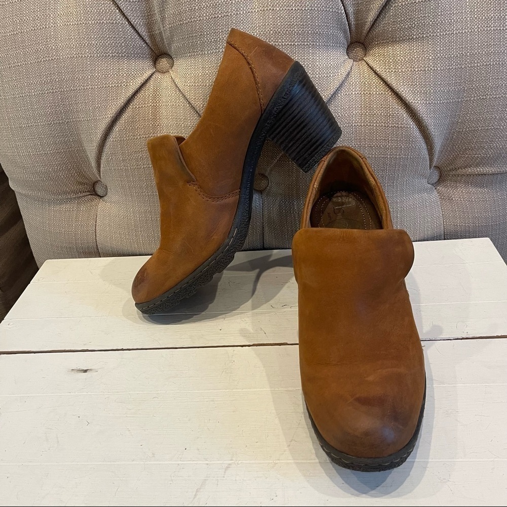 B.O.C. Loafer Pumps Brown Sz 8.5